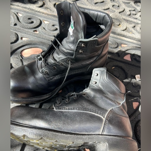 Red Wings Work In Comfort Dr Scholls Black Work Boots - Picture 5 of 5